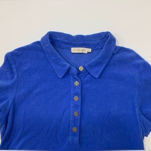 Torch Burch French Terry Cloth Polo - XL